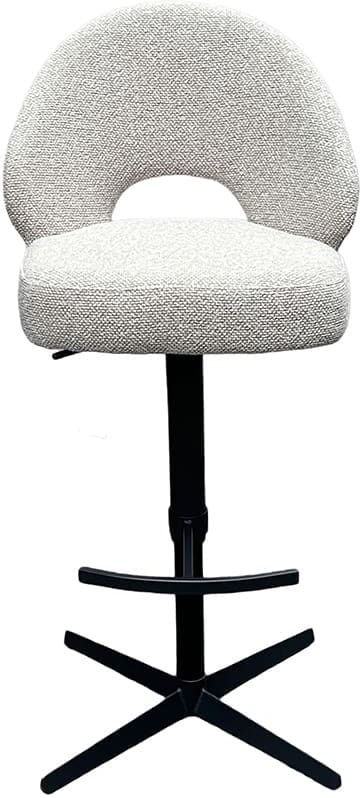 LABEL51 Barkruk Saint Tropez - Naturel - Royal Boucle Naturel Barstoel