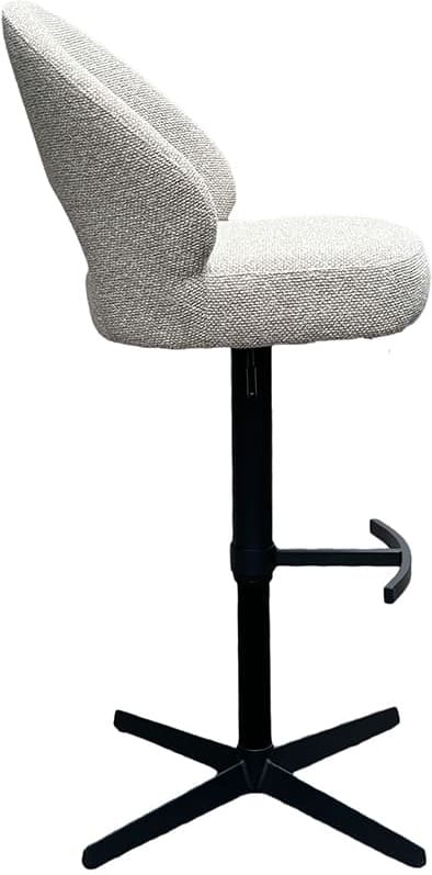 LABEL51 Barkruk Saint Tropez - Naturel - Royal Boucle Naturel Barstoel
