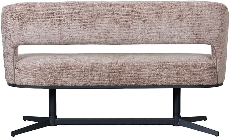 LABEL51 Eetkamerbank Eetkamerbanken Port Grimaud - Taupe - Chenille Taupe Eetkamerbank