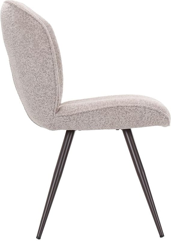 LABEL51 Eetkamerstoel Awesome - Beige - Geweven Beige Eetkamerstoel