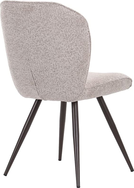 LABEL51 Eetkamerstoel Awesome - Beige - Geweven Beige Eetkamerstoel
