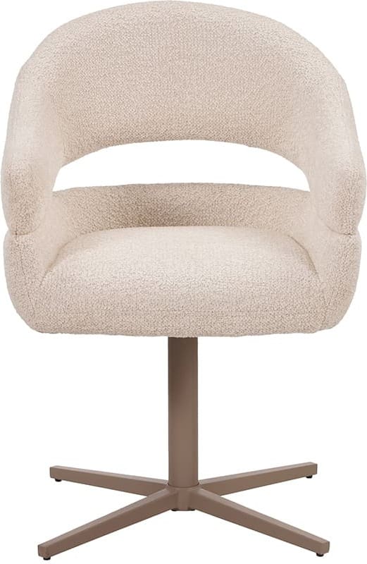 LABEL51 Eetkamerstoel Donna - Naturel - Geweven - One Size Naturel Eetkamerstoel