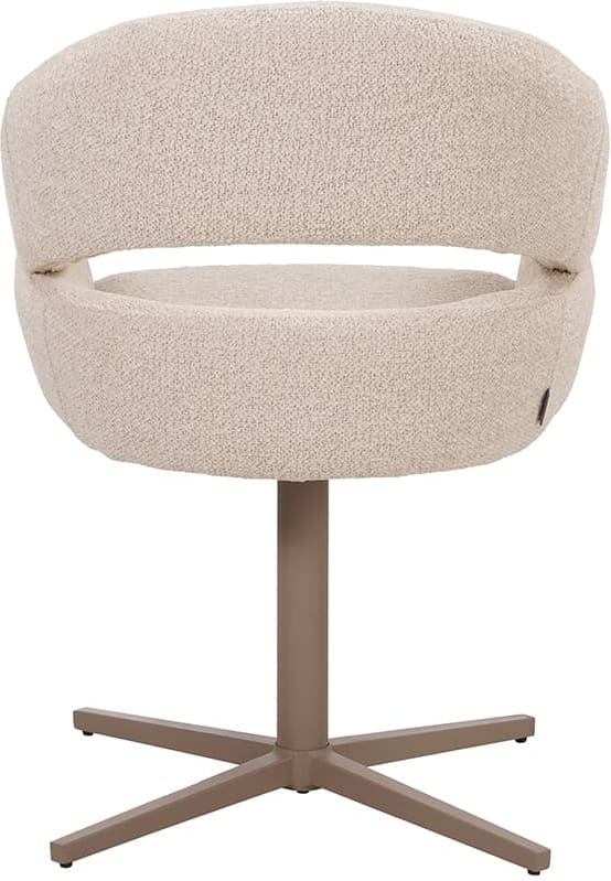 LABEL51 Eetkamerstoel Donna - Naturel - Geweven - One Size Naturel Eetkamerstoel