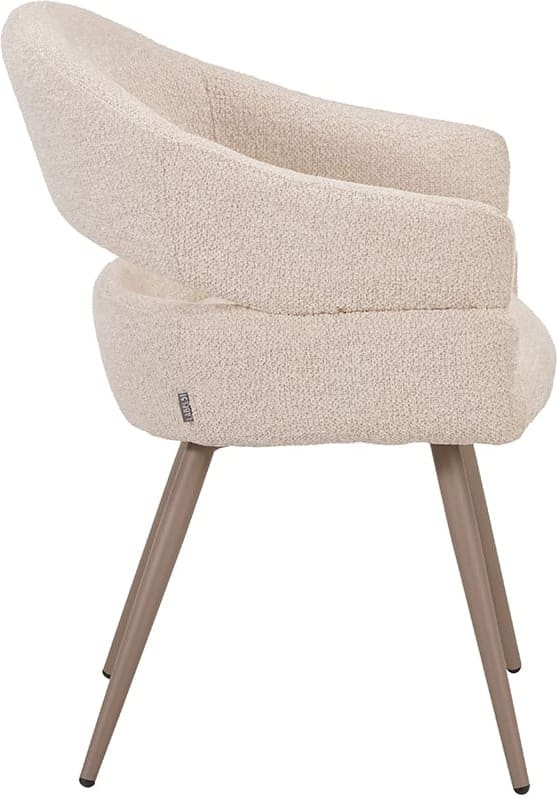 LABEL51 Eetkamerstoel Pia - Naturel - Geweven - One Size Naturel Eetkamerstoel