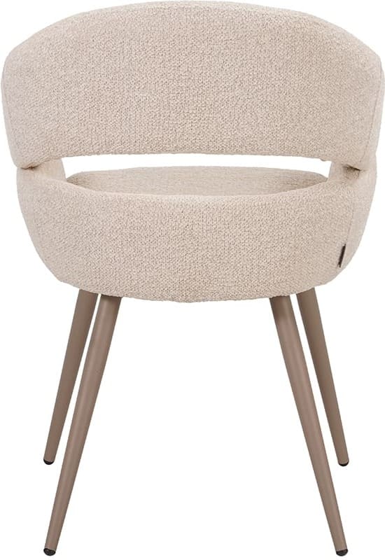LABEL51 Eetkamerstoel Pia - Naturel - Geweven - One Size Naturel Eetkamerstoel