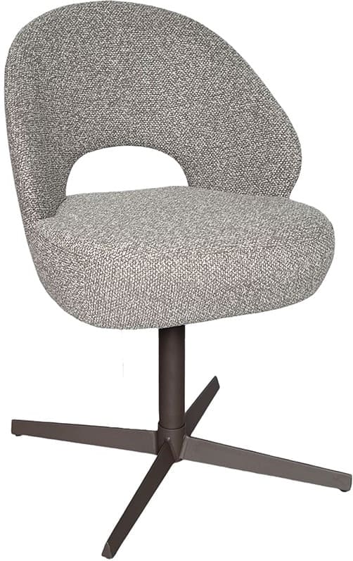 LABEL51 Eetkamerstoel Saint Tropez - Mushroom - Boucle Eetkamerstoel
