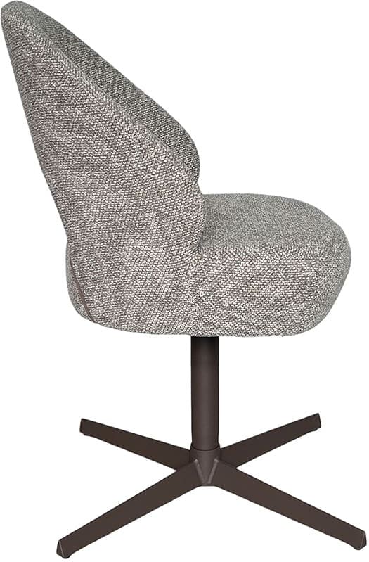 LABEL51 Eetkamerstoel Saint Tropez - Mushroom - Boucle Eetkamerstoel