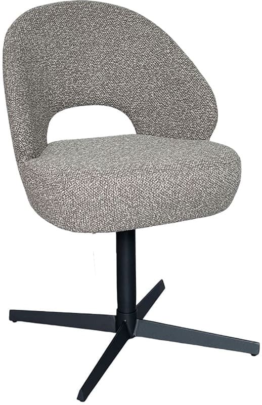 LABEL51 Eetkamerstoel Saint Tropez - Mushroom - Boucle Eetkamerstoel