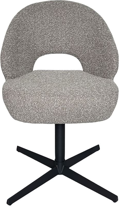 LABEL51 Eetkamerstoel Saint Tropez - Mushroom - Boucle Eetkamerstoel