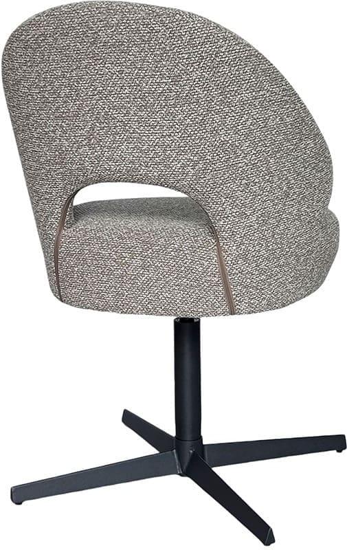 LABEL51 Eetkamerstoel Saint Tropez - Mushroom - Boucle Eetkamerstoel