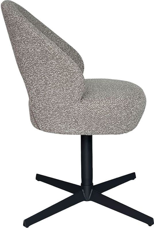 LABEL51 Eetkamerstoel Saint Tropez - Mushroom - Boucle Eetkamerstoel