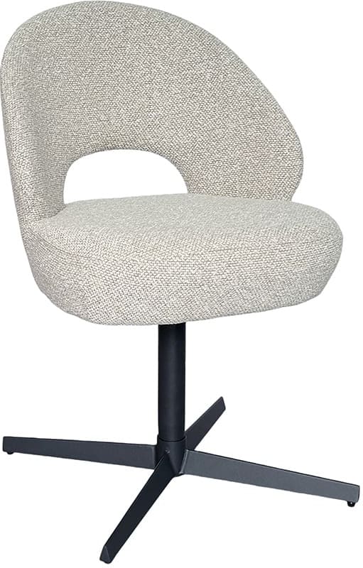 LABEL51 Eetkamerstoel Saint Tropez - Naturel - Boucle Naturel Eetkamerstoel