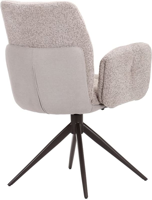 LABEL51 Eetkamerstoel Unreal - Beige - Geweven Beige Eetkamerstoel