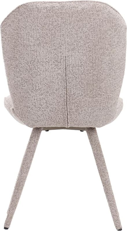 LABEL51 Eetkamerstoel Whoa - Beige - Geweven Beige Eetkamerstoel