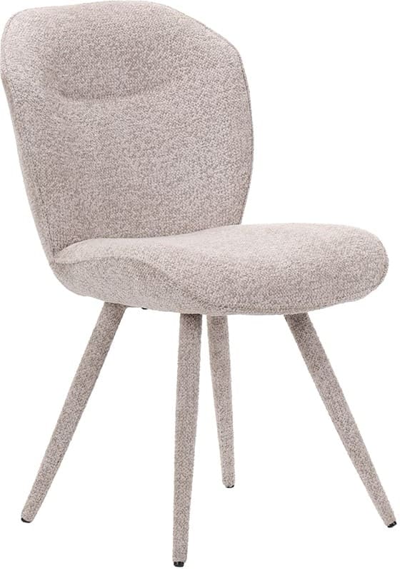 LABEL51 Eetkamerstoel Whoa - Beige - Geweven Beige Eetkamerstoel