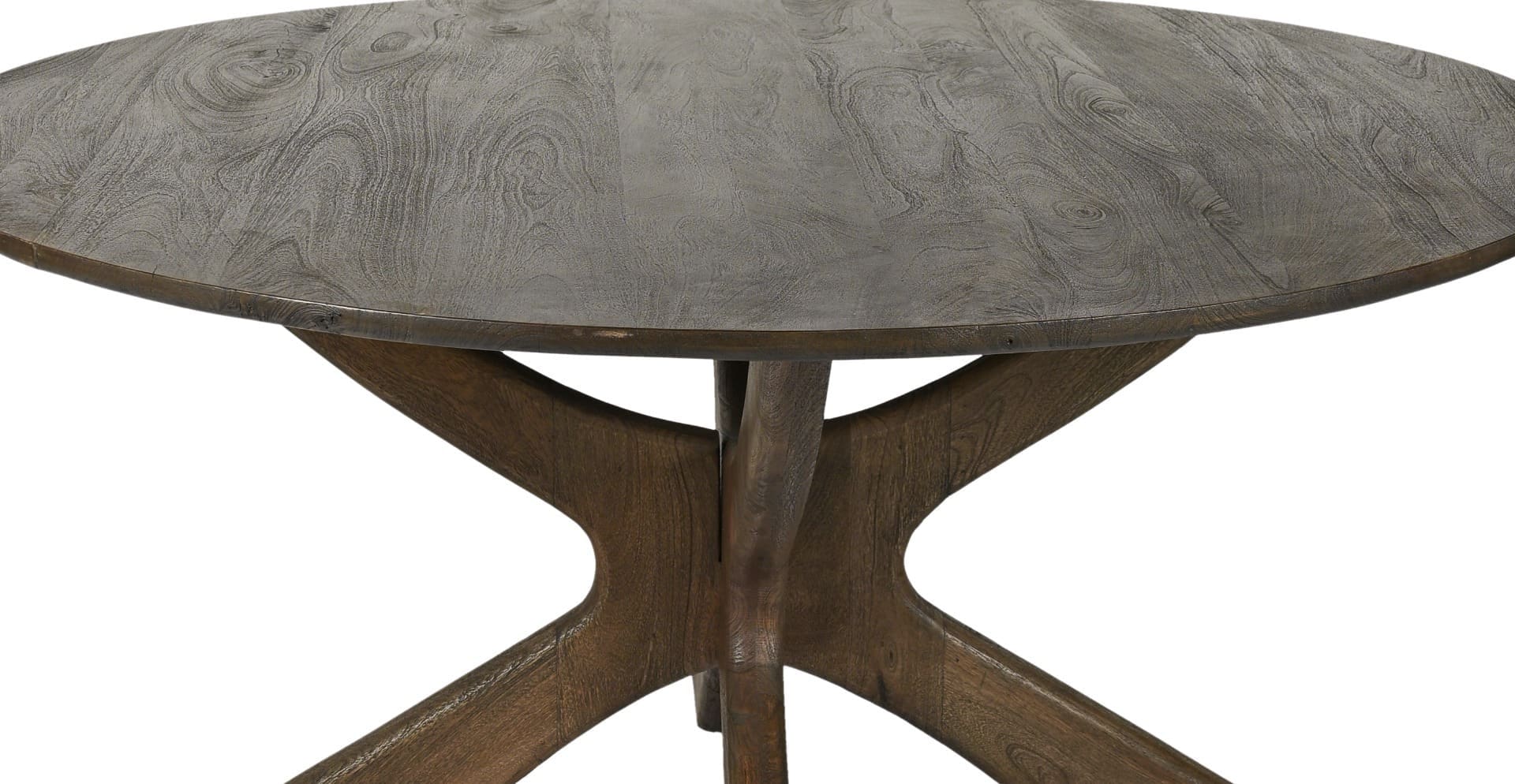 Livingfurn Eettafel Brix Montreaux Round Brown 130cm Bruin Eettafel