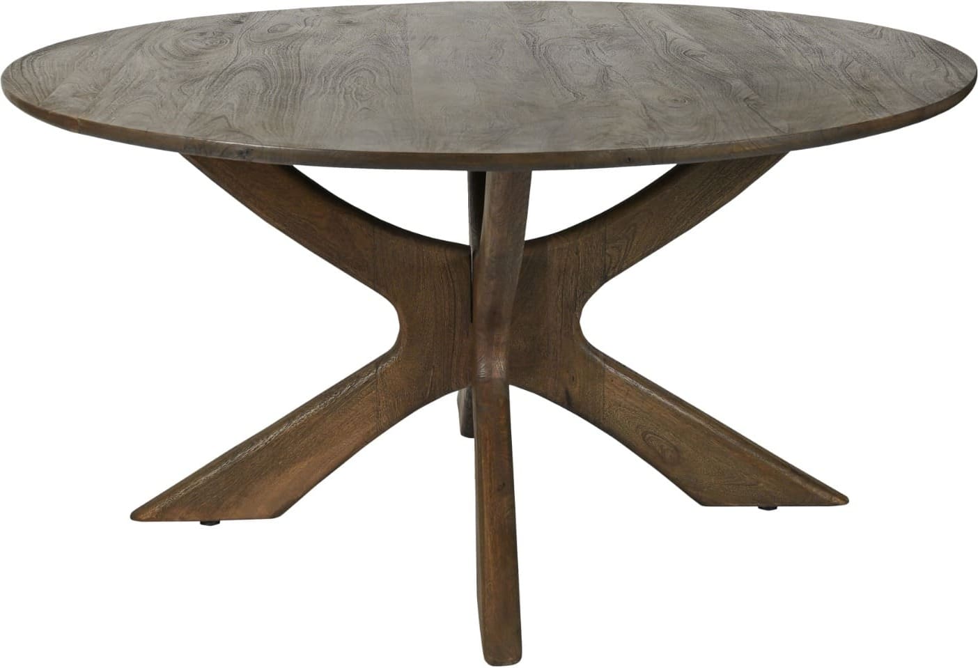 Livingfurn Eettafel Brix Montreaux Round Brown 150cm Bruin Eettafel