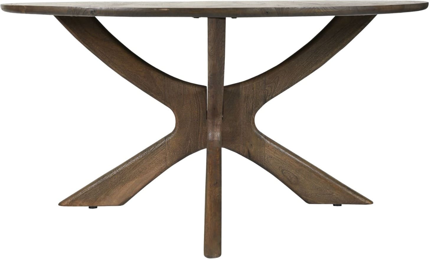 Livingfurn Eettafel Brix Montreaux Round Brown 150cm Bruin Eettafel