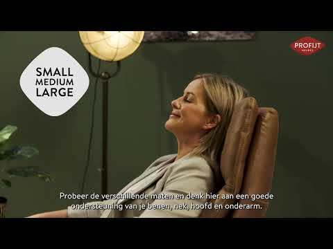 Profijt Meubel Relaxfauteuil Balfour small microleder lichtbruin Bruin Fauteuil