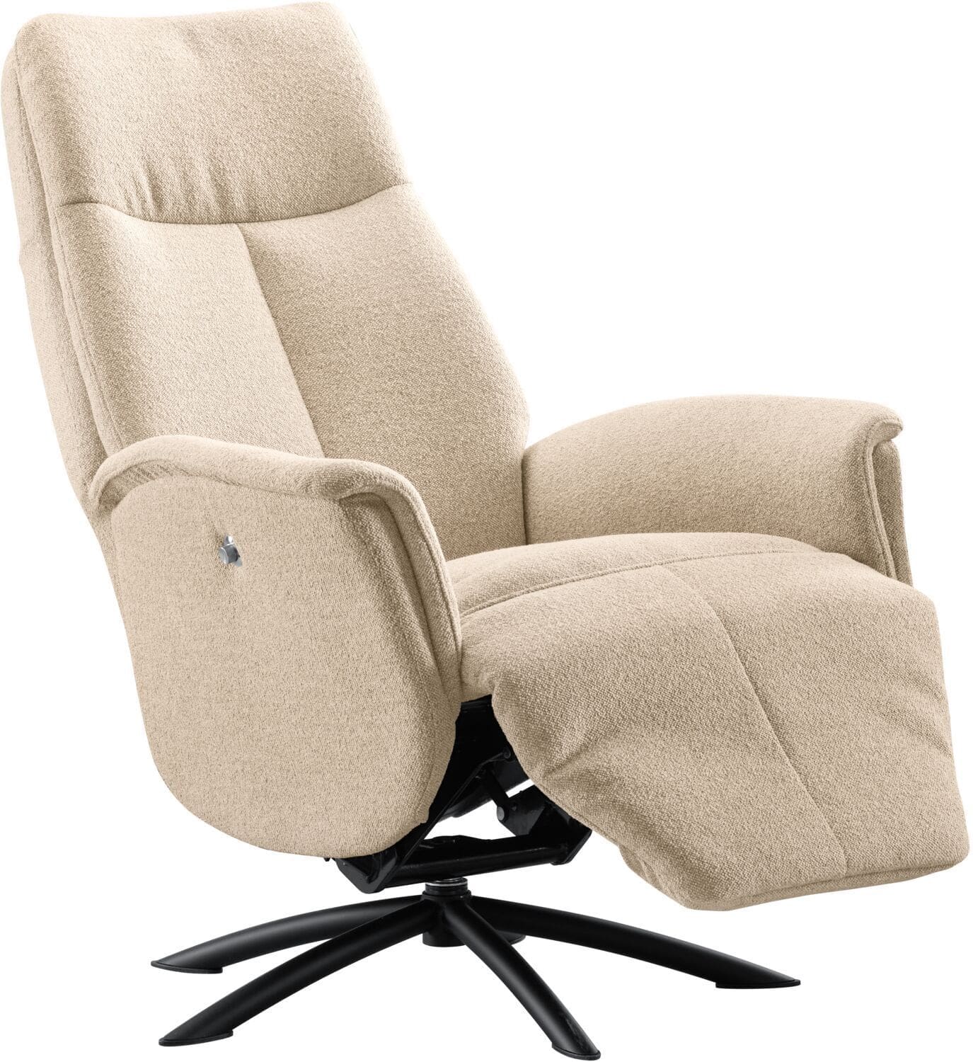 Profijt Meubel Relaxfauteuil Benoni medium beige Beige|Wit Fauteuil