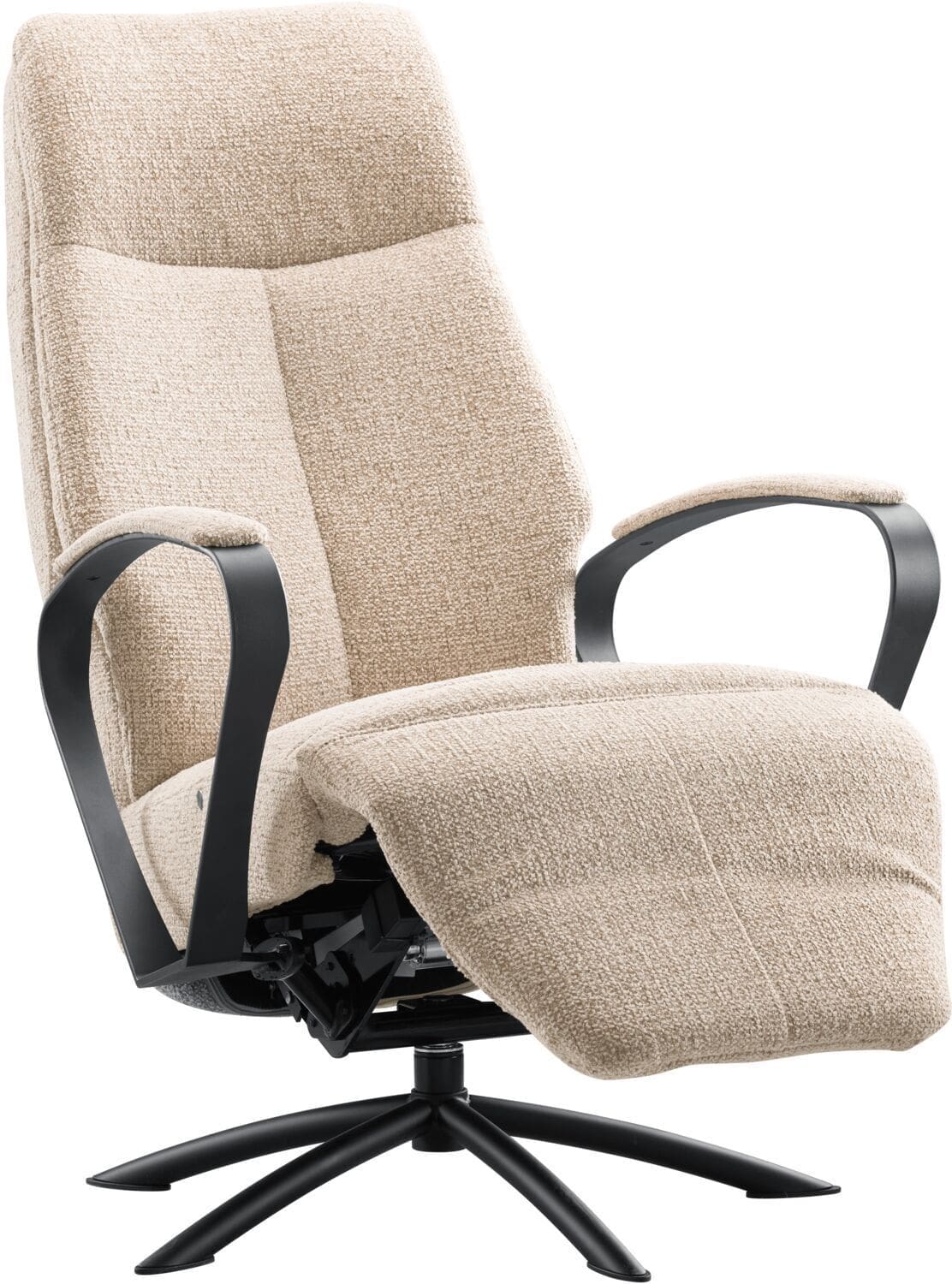 Profijt Meubel Relaxfautueil Beltra small elektrisch beige Beige|Wit Fauteuil