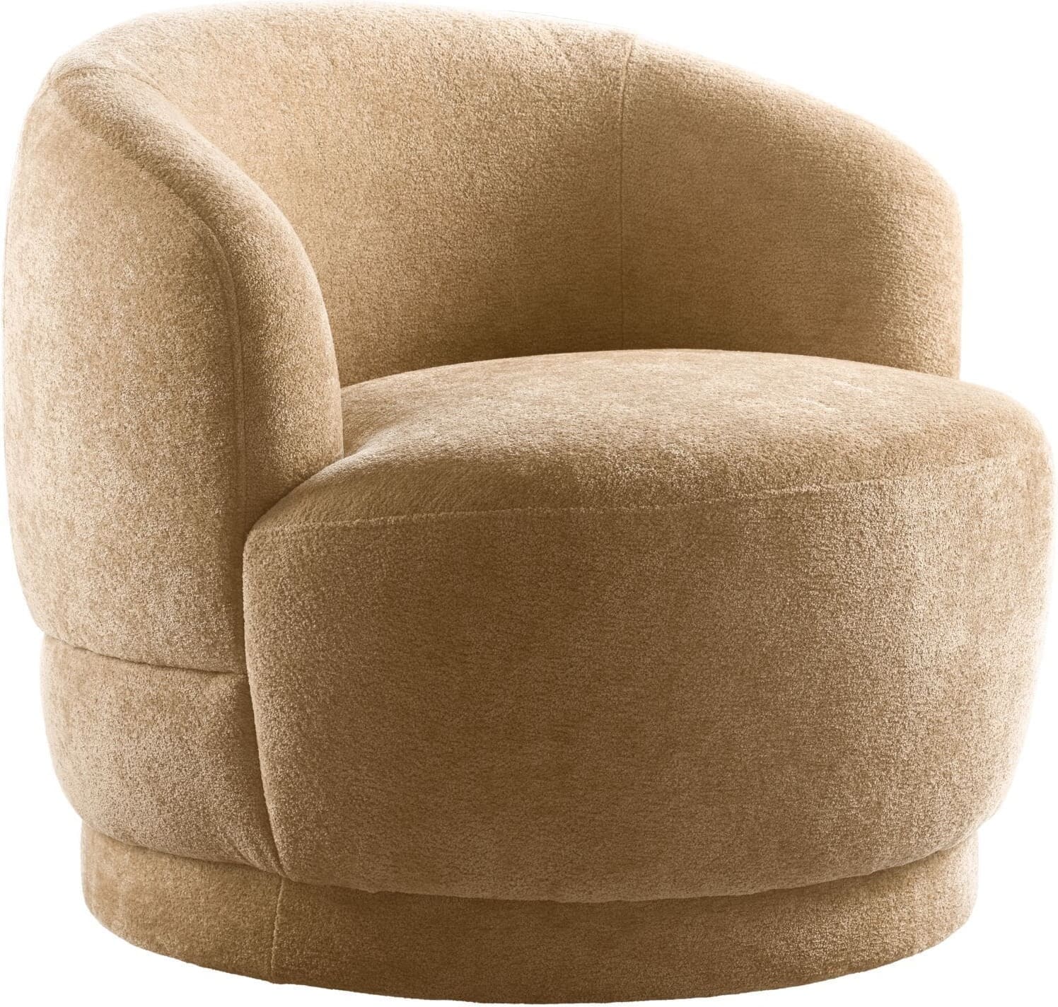 Pronto Wonen Draaifauteuil Tenna lichtbruin Bruin Draaifauteuil