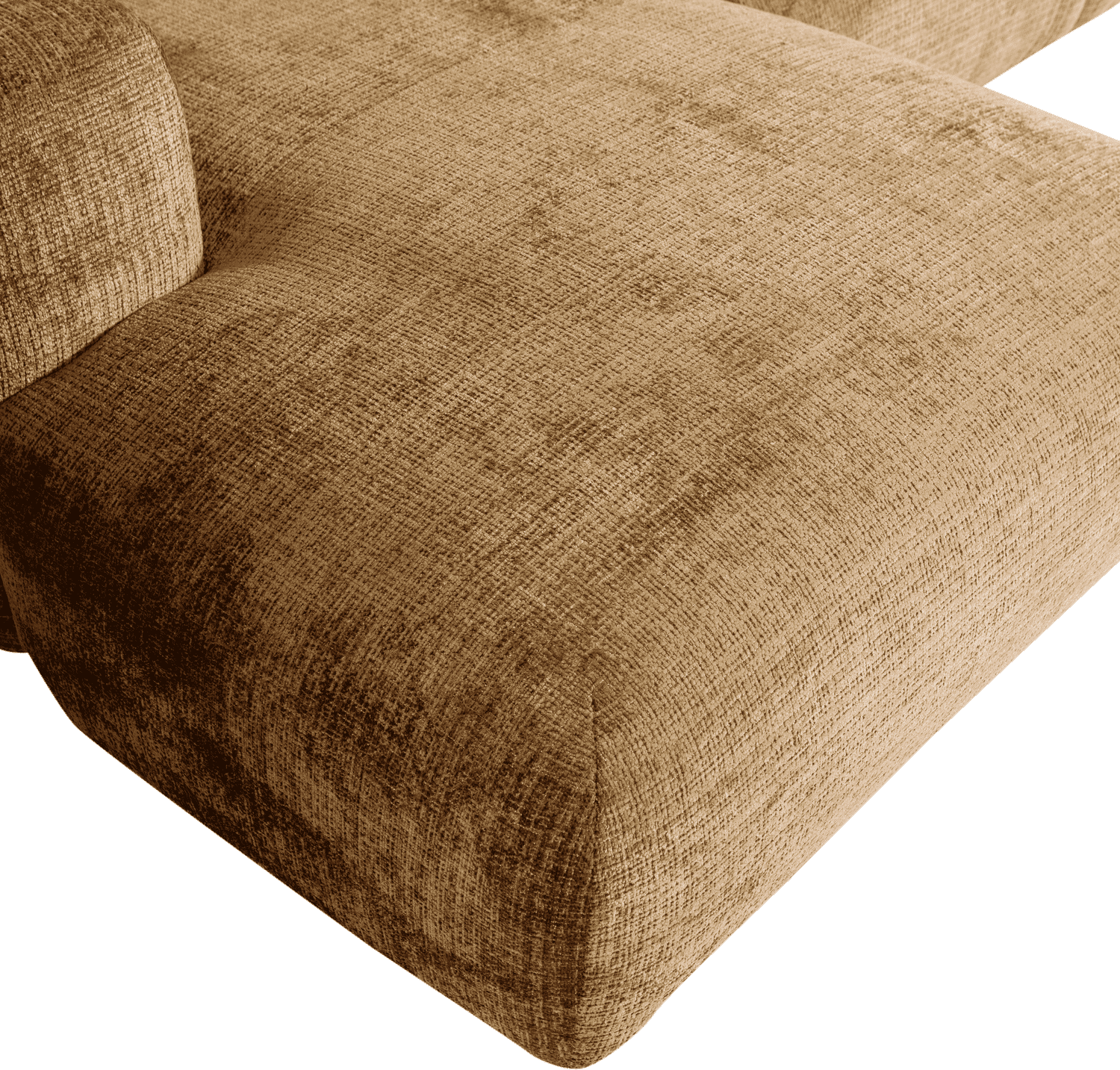WOOOD Cloud chaise longue links chenille honinggeel Geel
