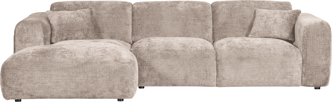 WOOOD Cloud chaise longue links chenille naturel Naturel