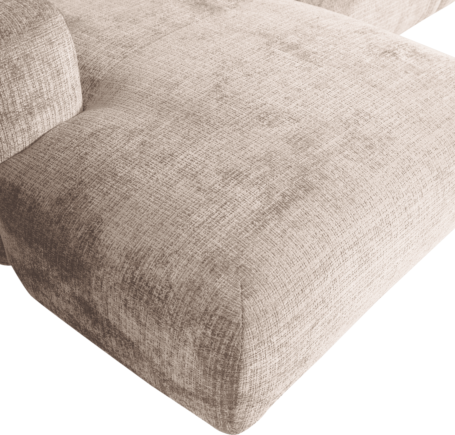 WOOOD Cloud chaise longue links chenille naturel Naturel