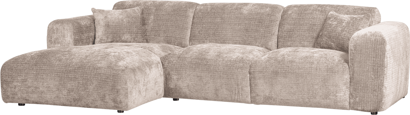 WOOOD Cloud chaise longue links chenille naturel Naturel