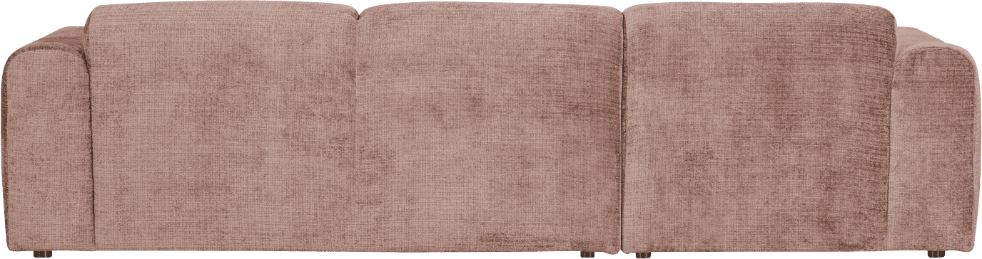 WOOOD Cloud chaise longue links chenille taupe/roze Taupe