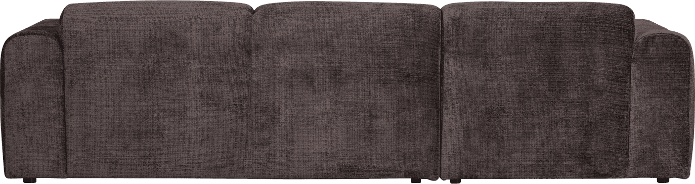 WOOOD Cloud chaise longue links chenille warmbruin Warm bruin