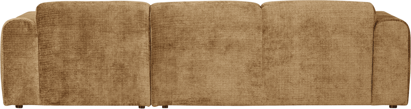 WOOOD Cloud chaise longue rechts chenille honinggeel Geel