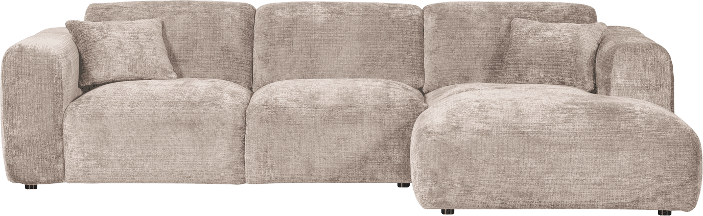 WOOOD Cloud chaise longue rechts chenille naturel Naturel