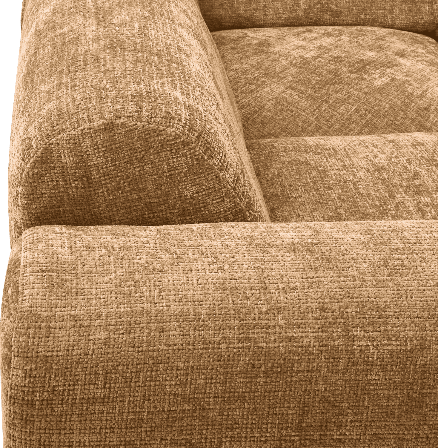 WOOOD Cloud hoekbank links chenille honinggeel Geel Hoekbank