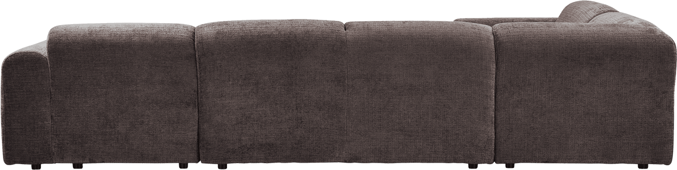 WOOOD Cloud hoekbank links chenille warmbruin Warm bruin Hoekbank