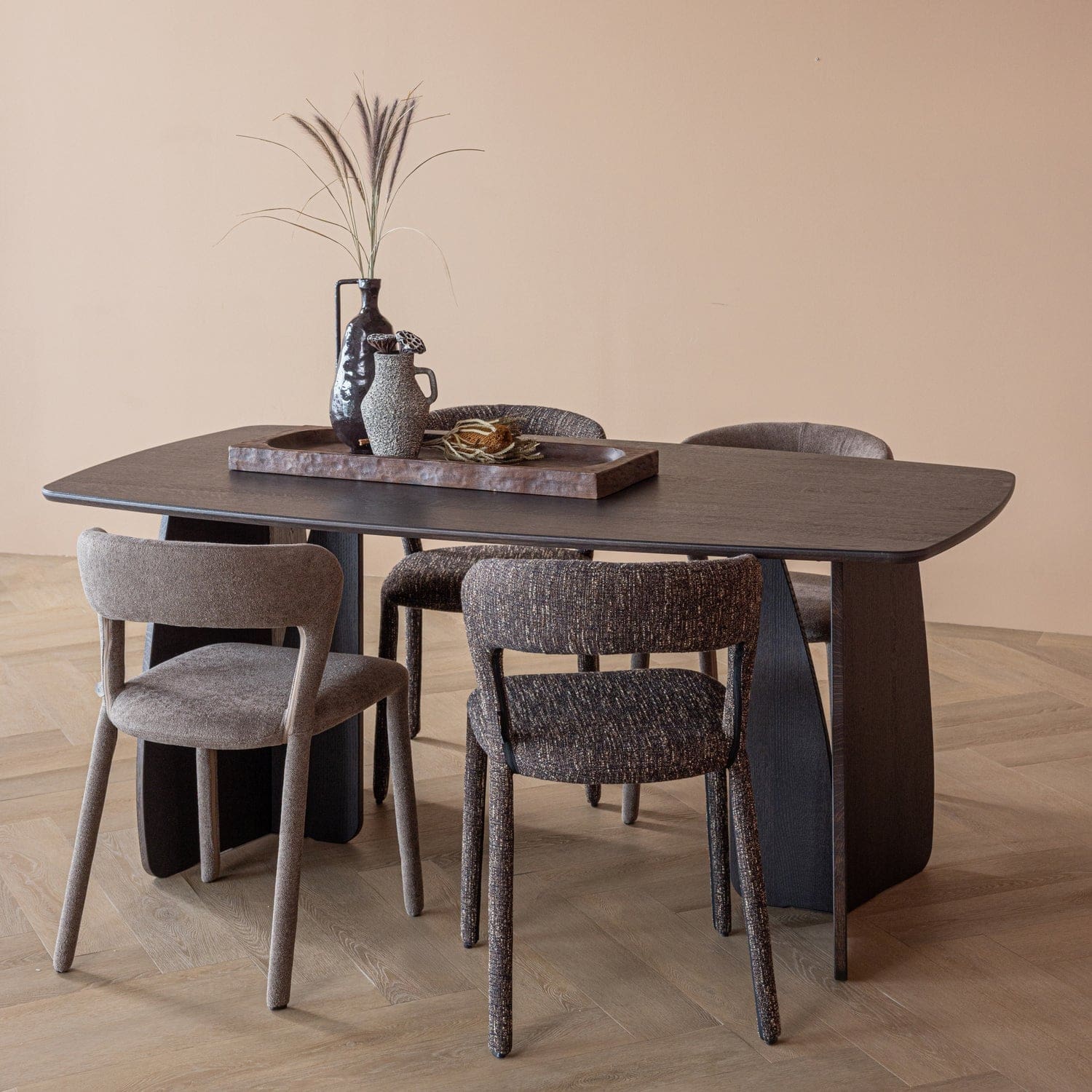 WOOOD Veere eettafel 180x100cm mystic brown Bruin