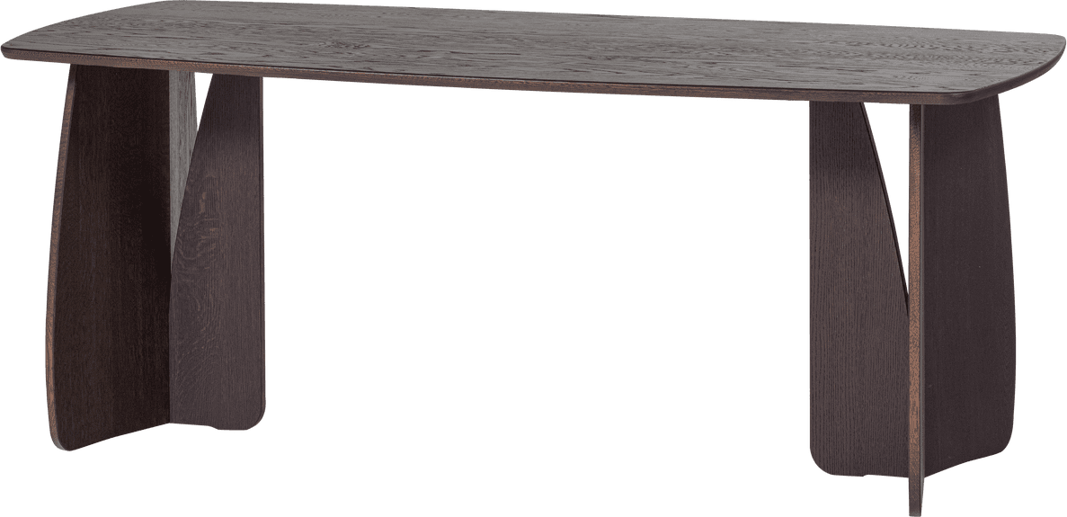 WOOOD Veere eettafel 180x100cm mystic brown Bruin