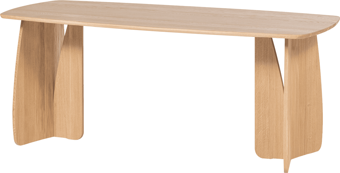 WOOOD Veere eettafel 180x100cm naturel Naturel