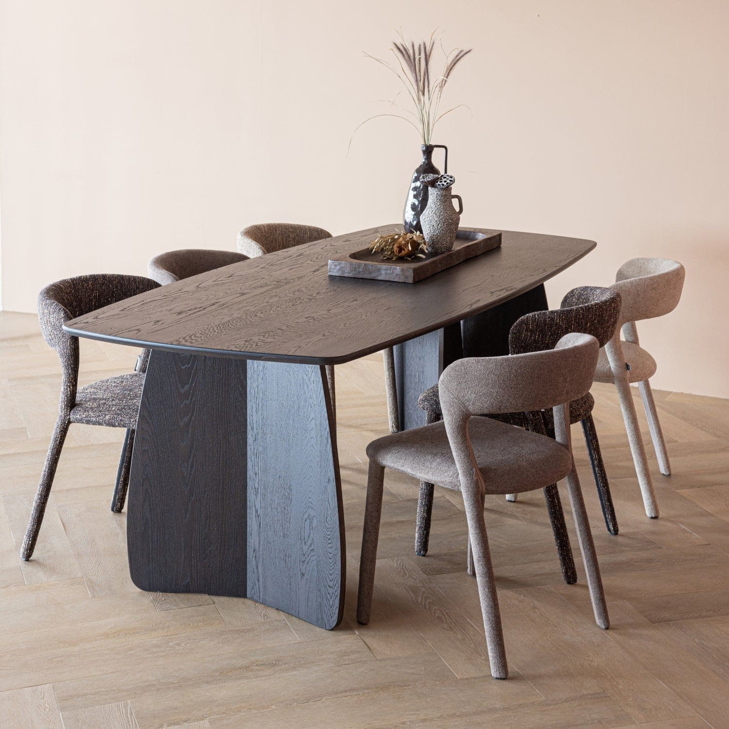 WOOOD Veere eettafel 200x100cm mystic brown Bruin