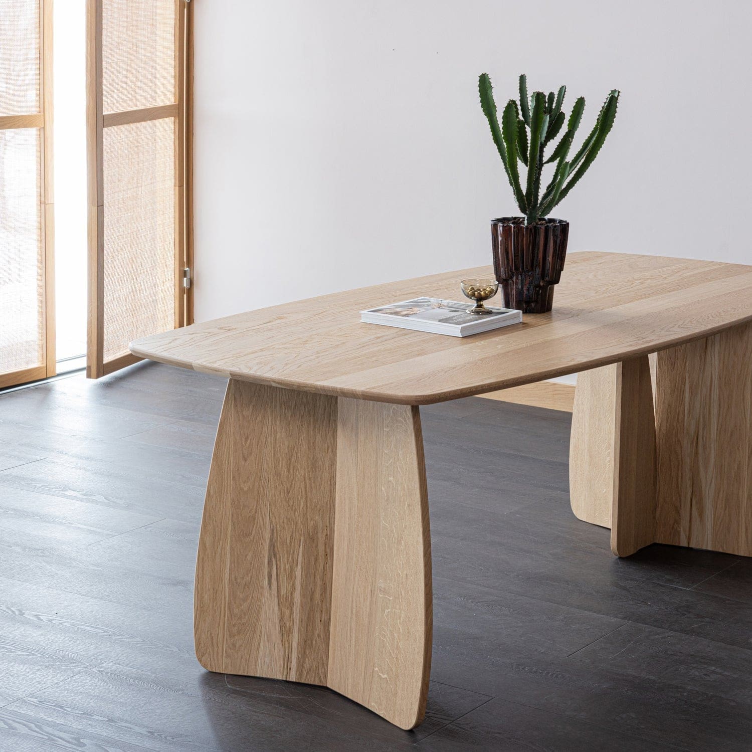 WOOOD Veere eettafel 200x100cm naturel Naturel