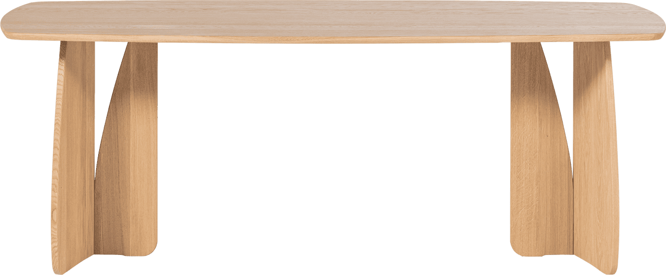WOOOD Veere eettafel 200x100cm naturel Naturel