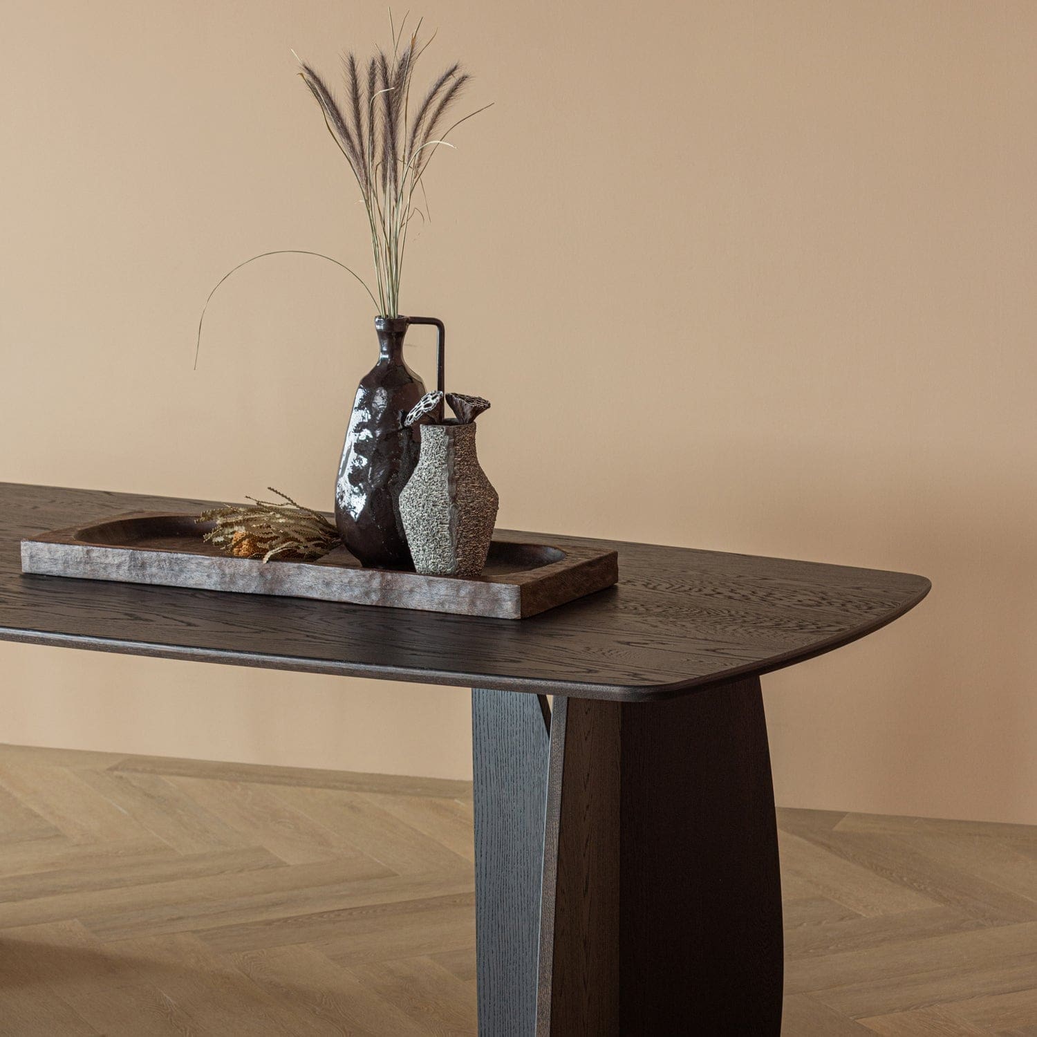 WOOOD Veere eettafel 220x100cm mystic brown Bruin