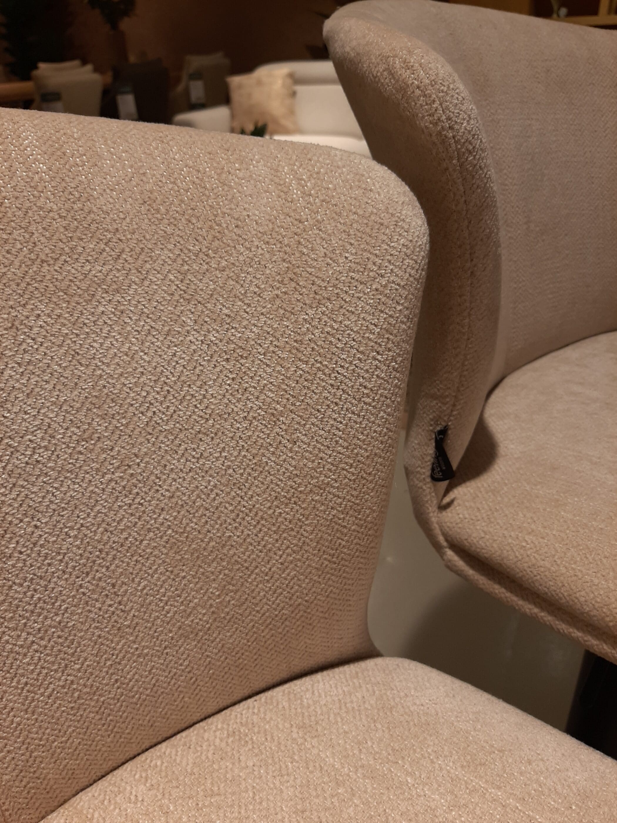 Sepp barkrukken beige (set van 2) **SHOWROOMMODEL** - Afbeelding 3