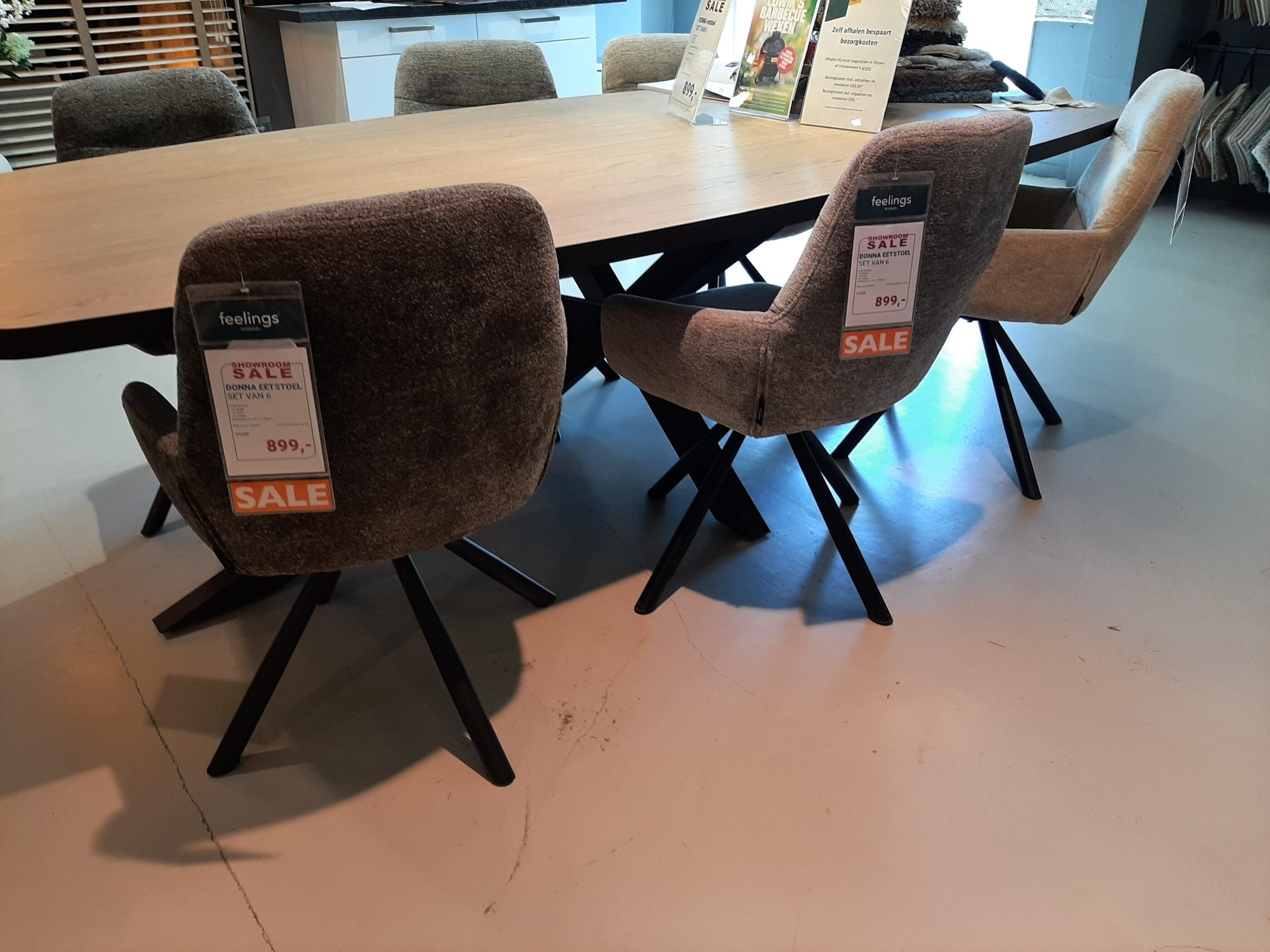Donna eetstoelen (set van 6) **SHOWROOMMODEL** - Afbeelding 4