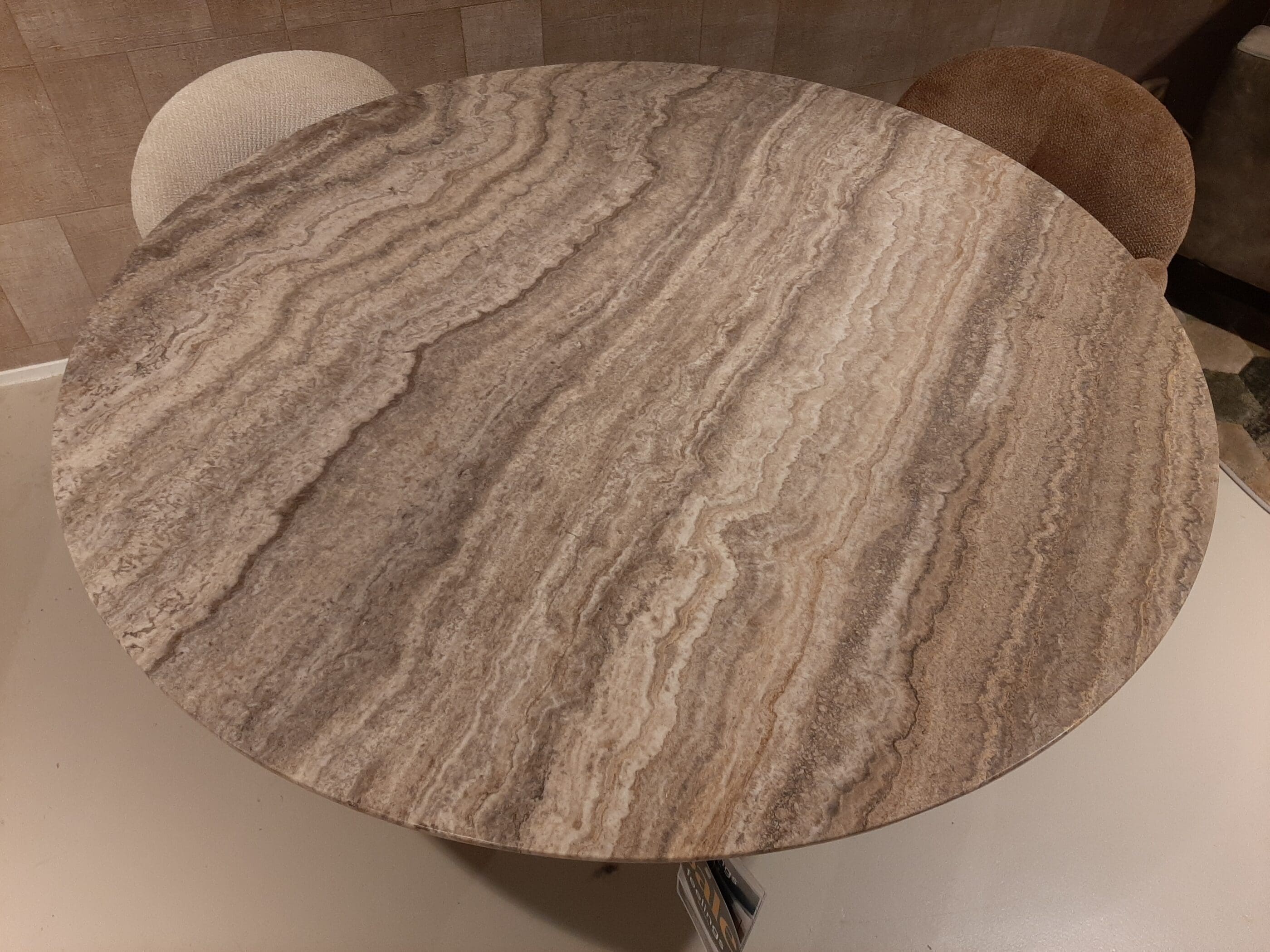 Delphi eettafel - Ø130 **SHOWROOMMODEL** - Afbeelding 2
