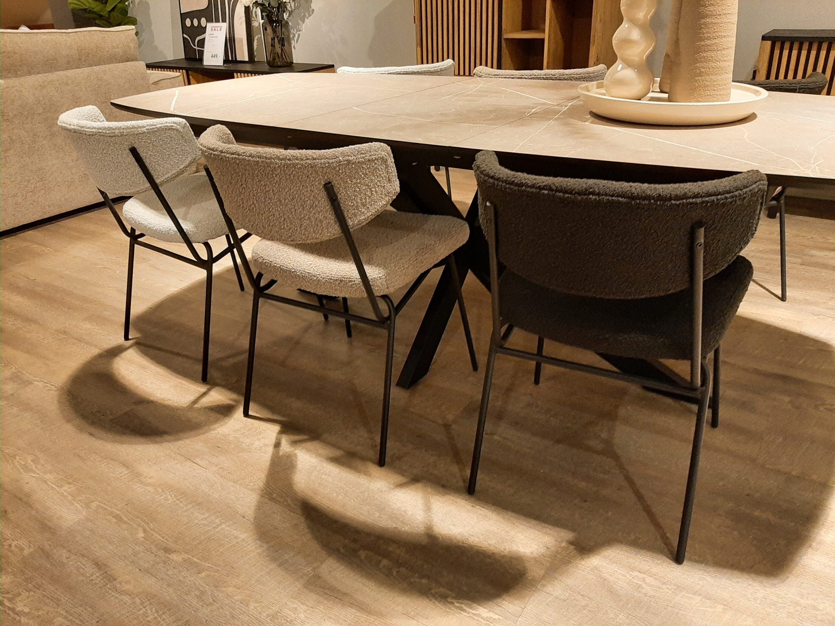 Eetstoelen Kim (set van 6) **SHOWROOMMODEL** - Afbeelding 2
