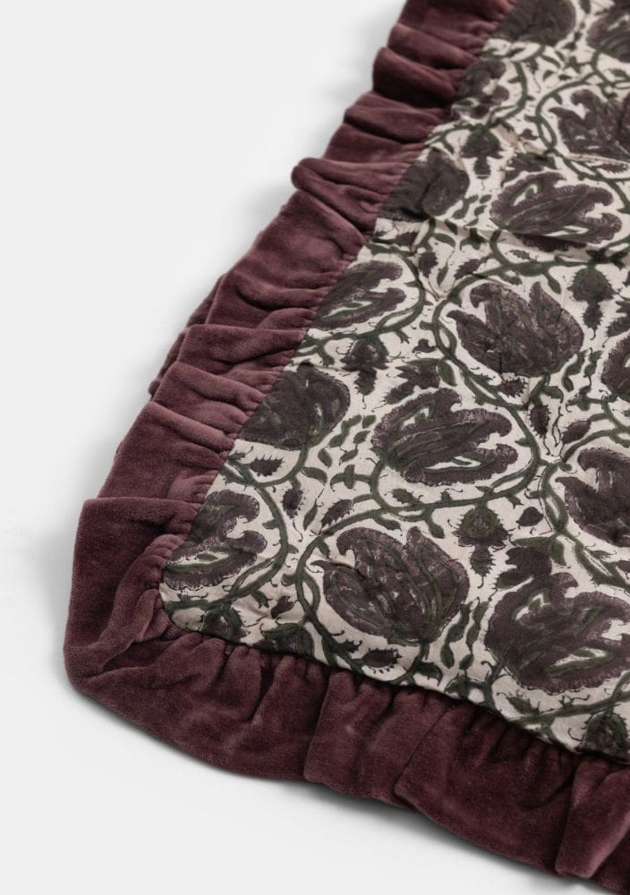 COCO maison Bregje plaid 130x170cm Rood Plaid