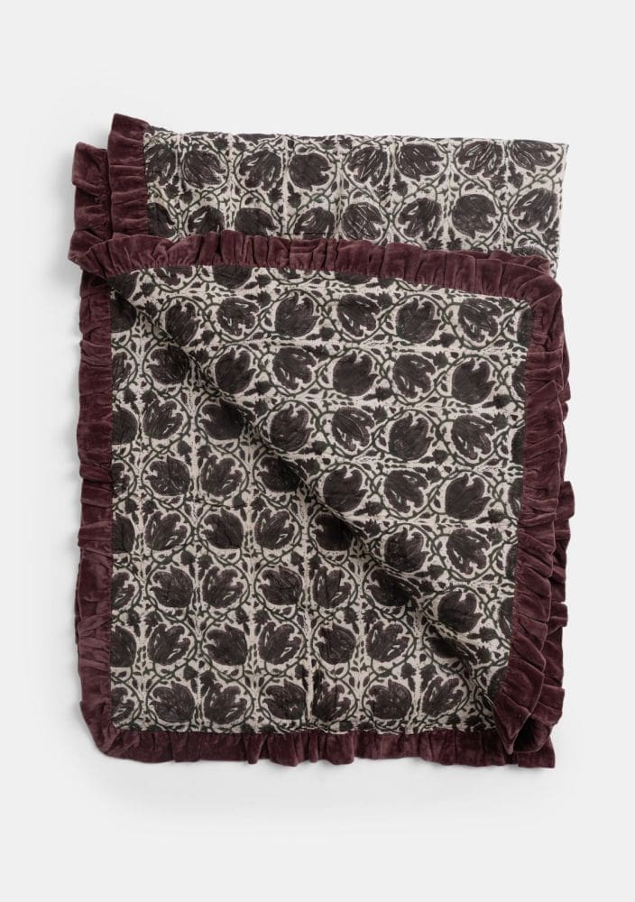 COCO maison Bregje plaid 130x170cm Rood Plaid