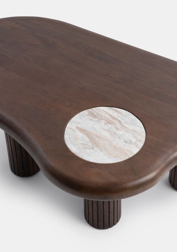 COCO maison Nox salontafel 40x130x70cm Bruin Salontafel